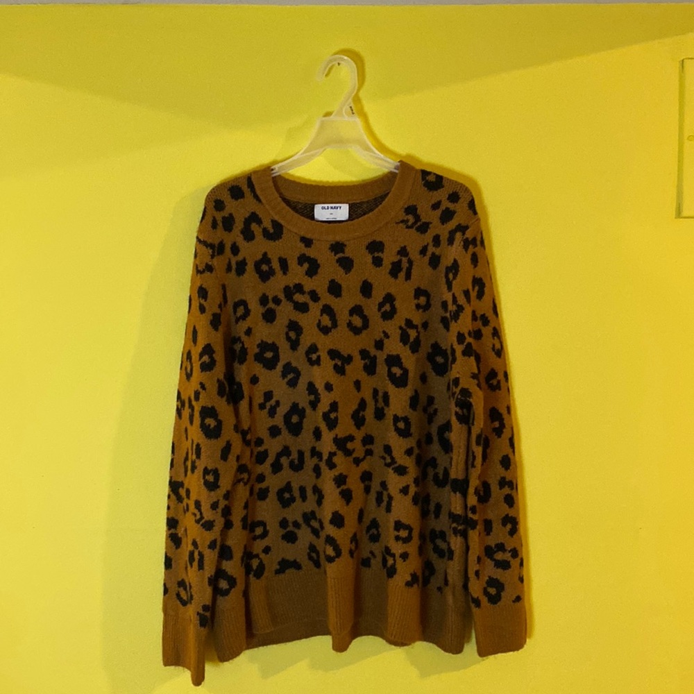 XXL animal print sweater